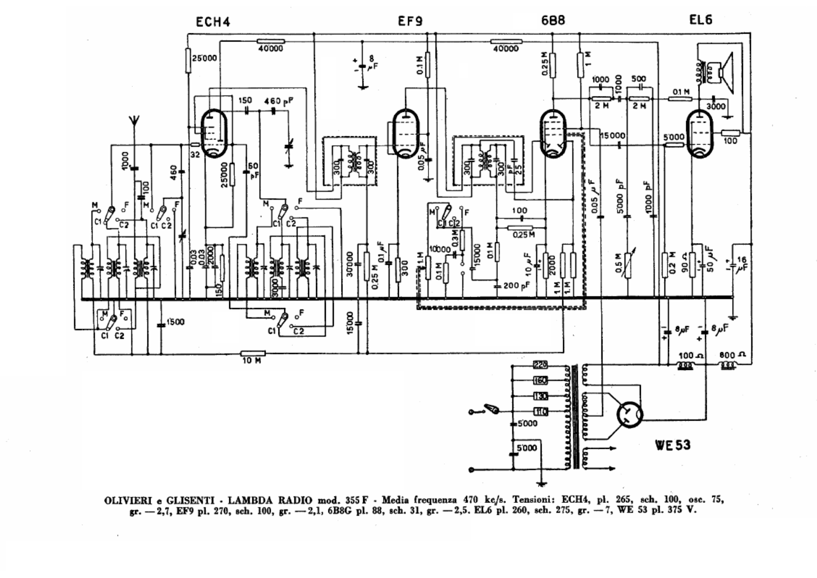 Lambda 355f schematic