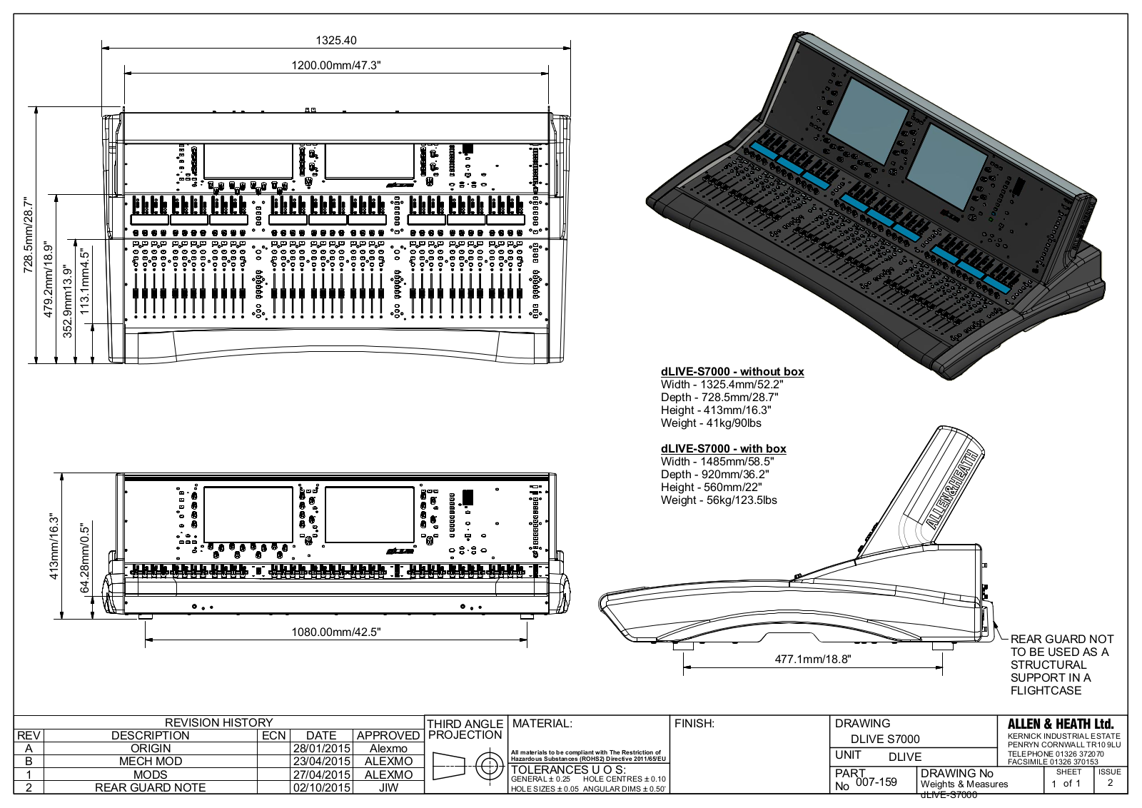 Allen & heath S7000 User Manual