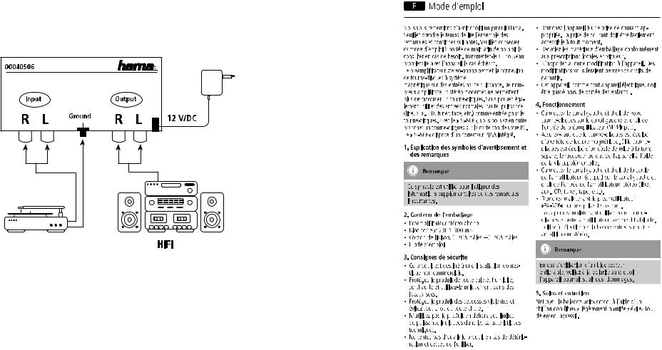 Hama PA-506 User guide