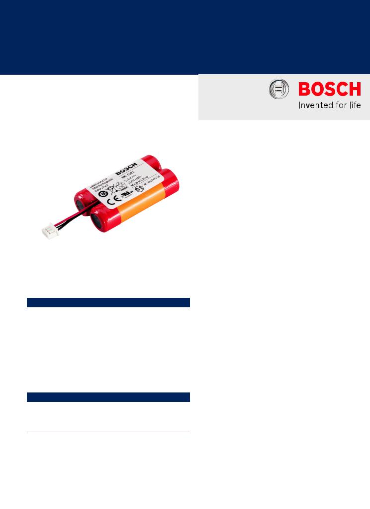 Bosch LBB4550-10 Specsheet