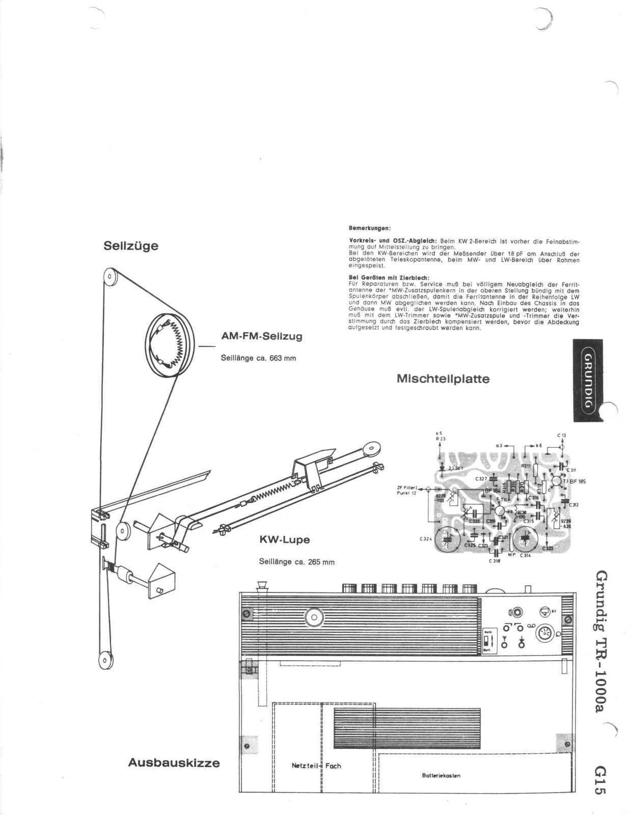 Grundig TR-1000-A Service Manual