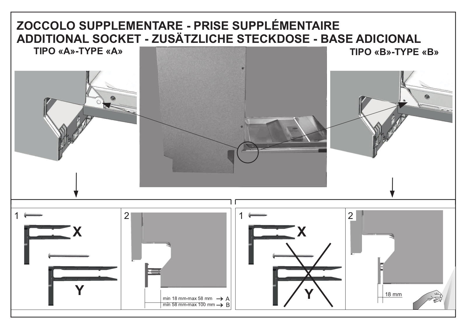 Smeg KITPL60N Various instructions