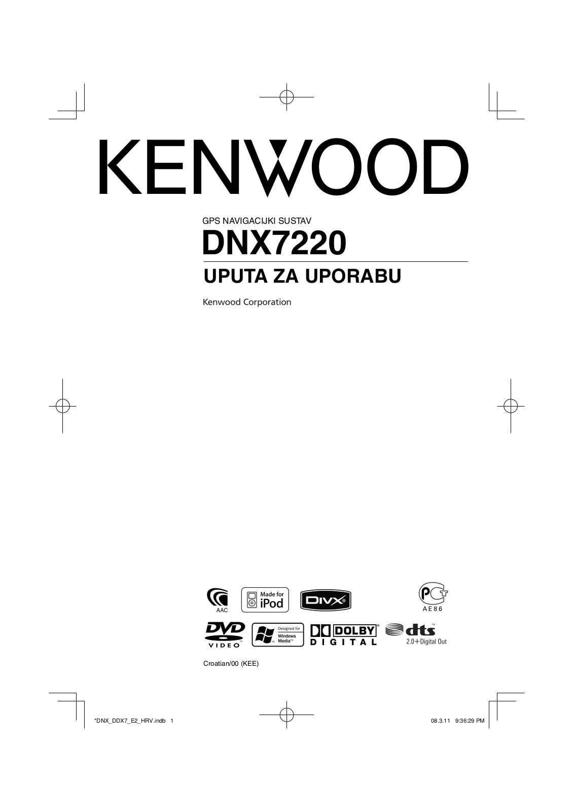 Kenwood DNX7220 User Manual