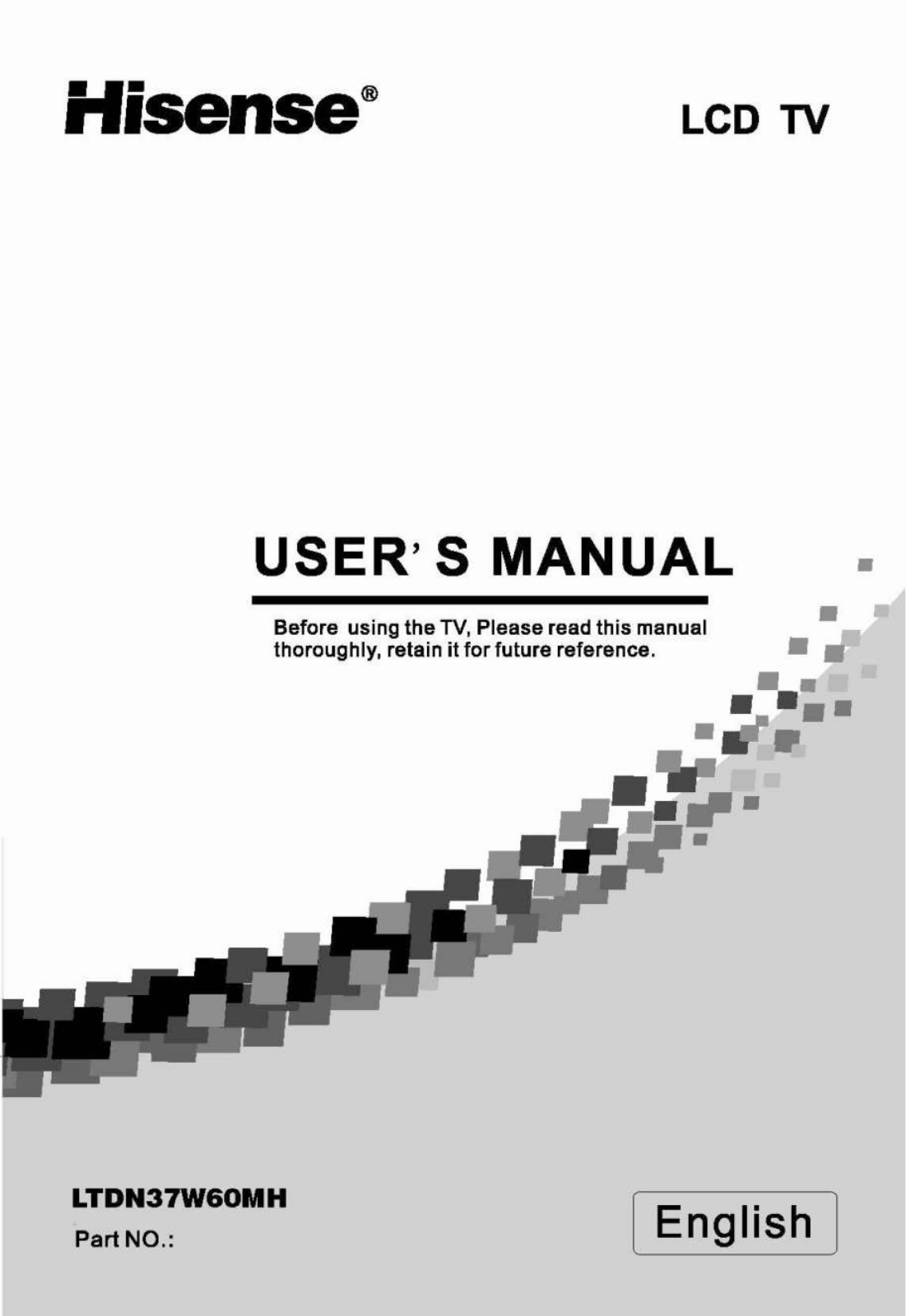 Hisense Electric LCDC0004 User Manual