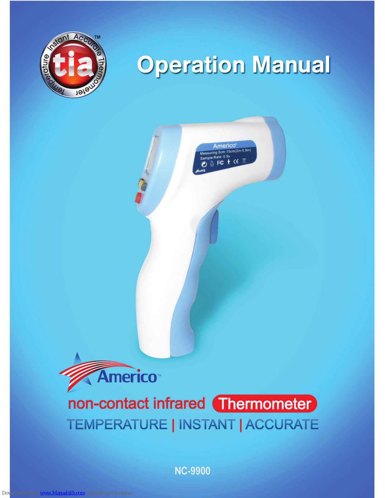 TIA NC-9900 Operation Manual