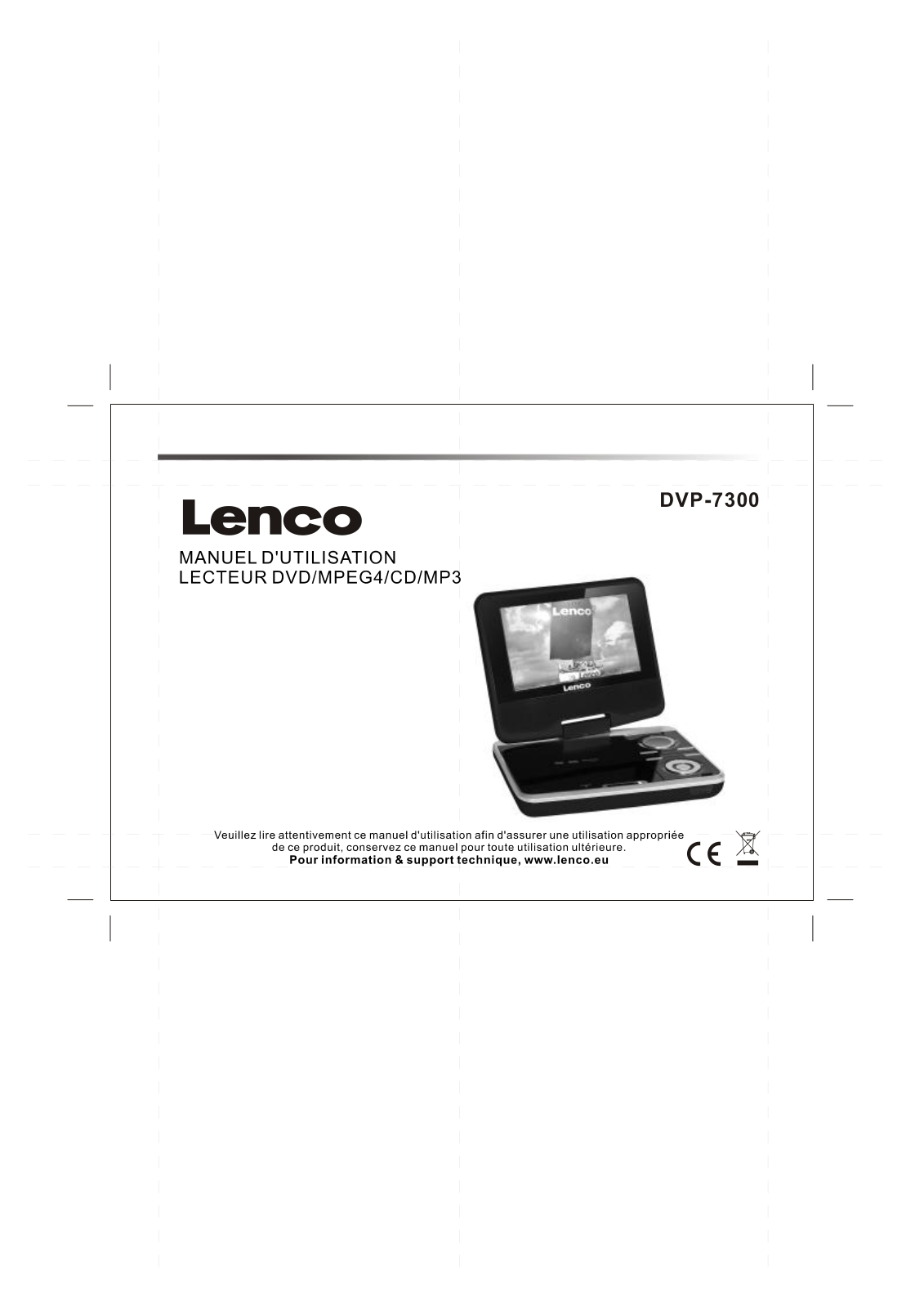 LENCO DVP-7300 User Manual