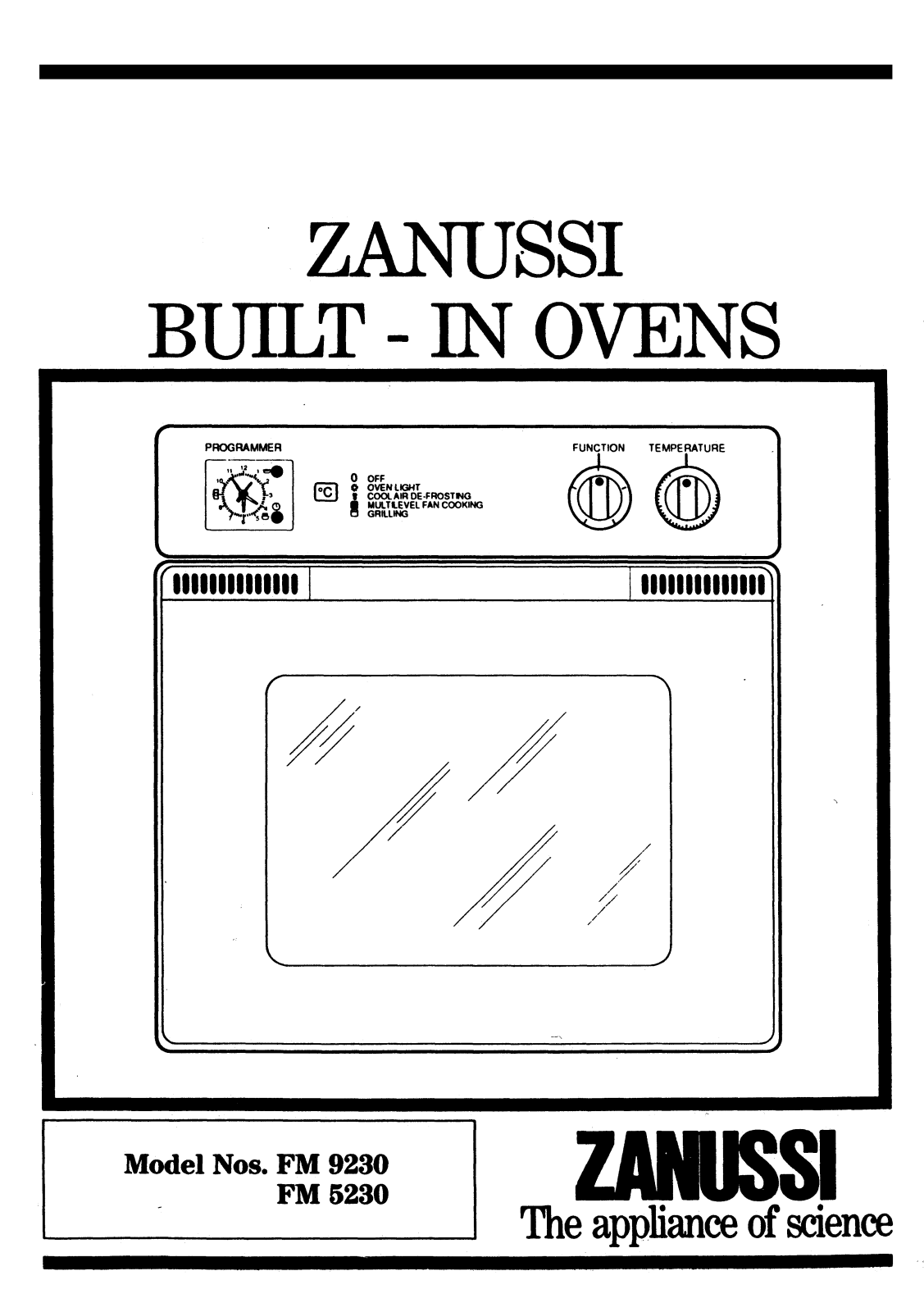 Zanussi FM 5230, FM 9230 User Manual