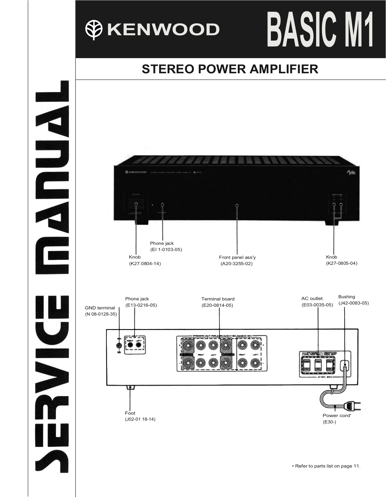 Kenwood Basic-M1 Service Manual