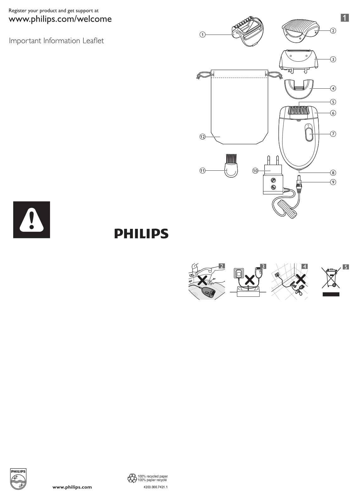 Philips HP6421 User Manual