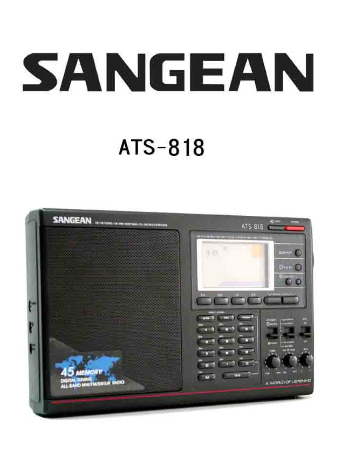 Sangean ats818 Service Manual