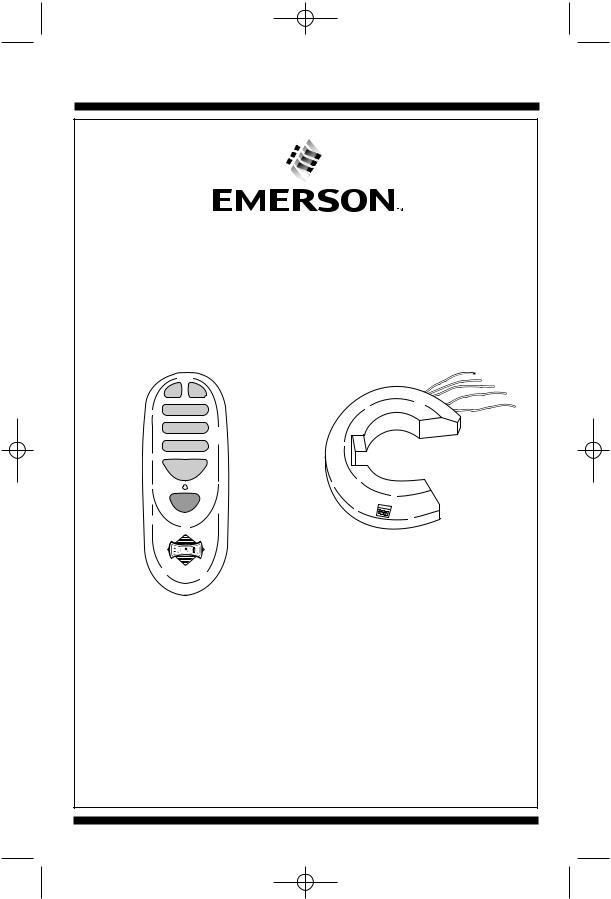 Emerson SW105, SR110 User Manual