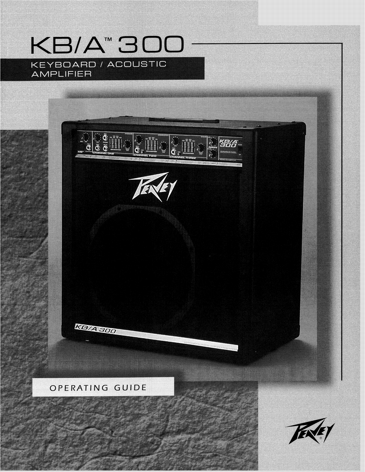 Peavey KB-A 300 User Manual