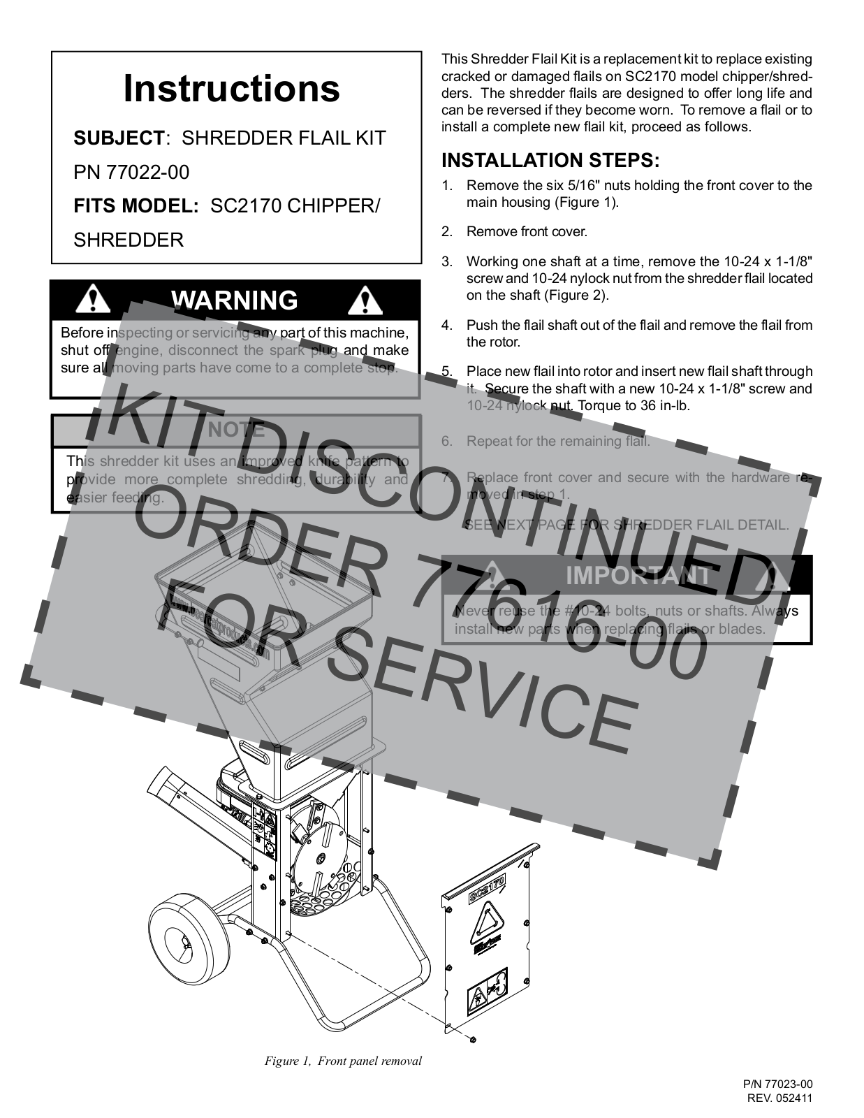 Echo Bear Cat 77022-00 User Manual