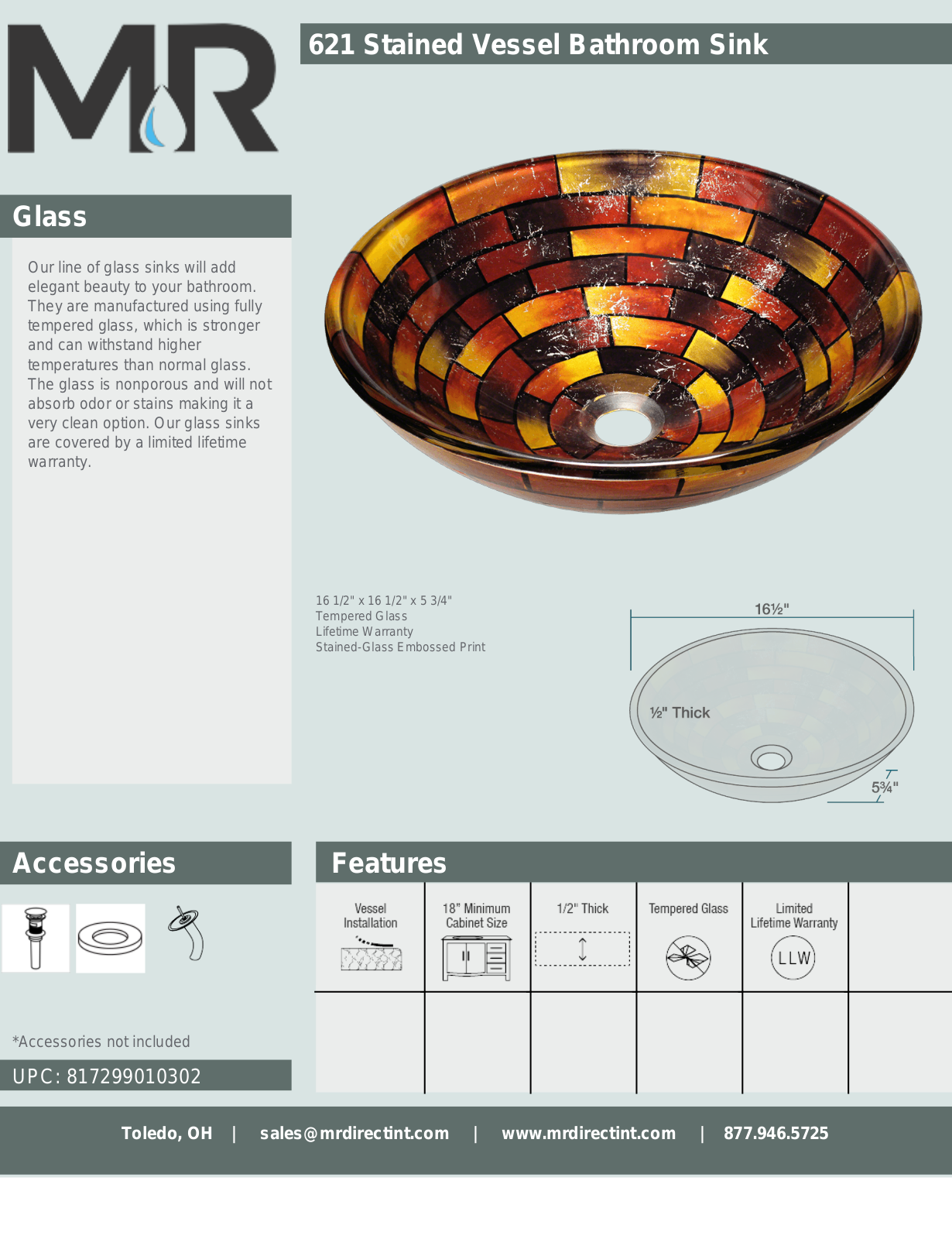 MR Direct MRDR1273 Specifications & Dimensions - ManualMachine.com