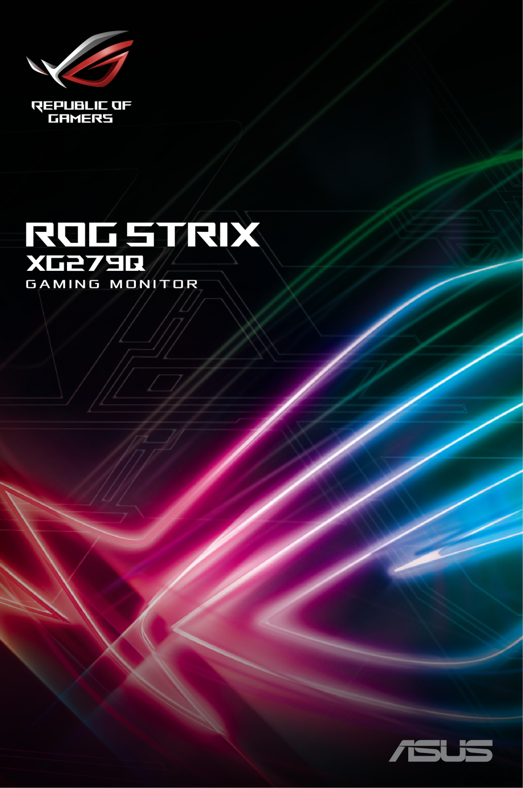 Asus Strix XG279Q, Strix XG279Q Gundam edition, Strix XG279Q-G User’s Manual