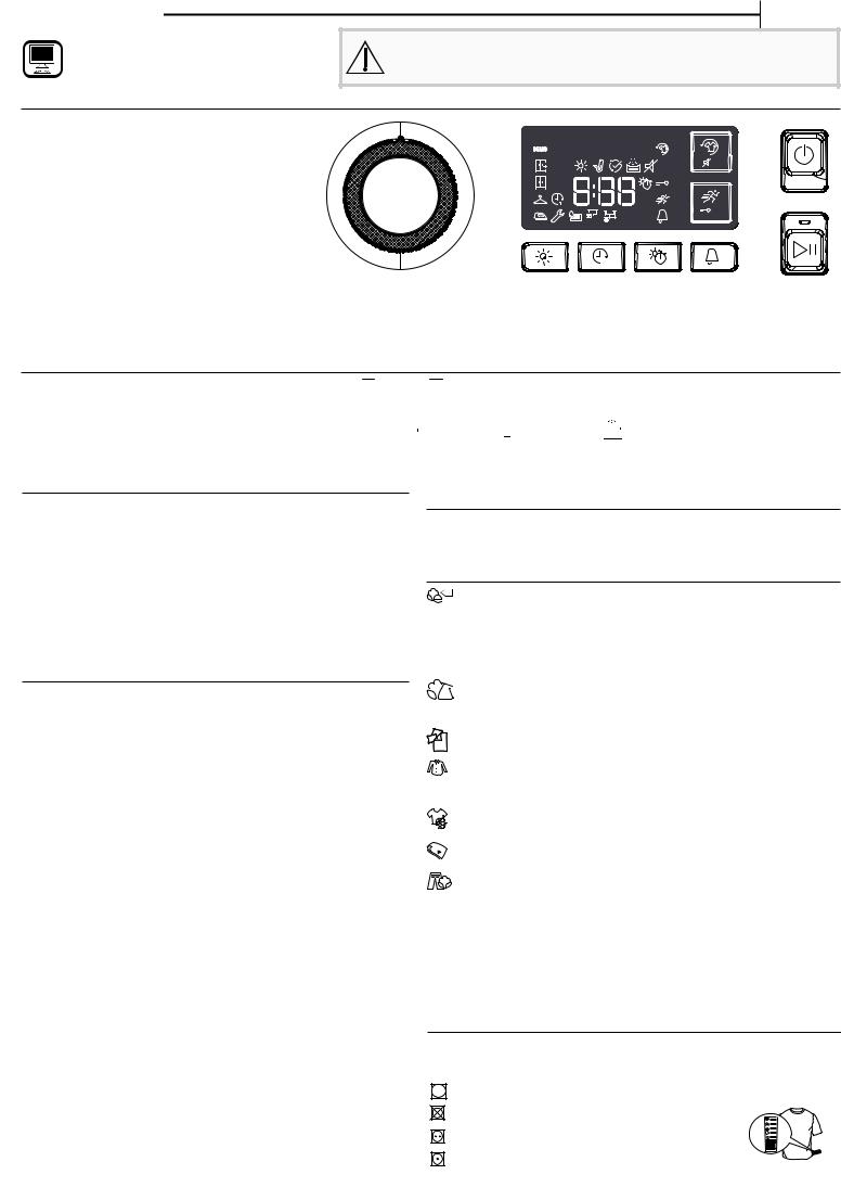 WHIRLPOOL FT M11 82BY EE Daily Reference Guide