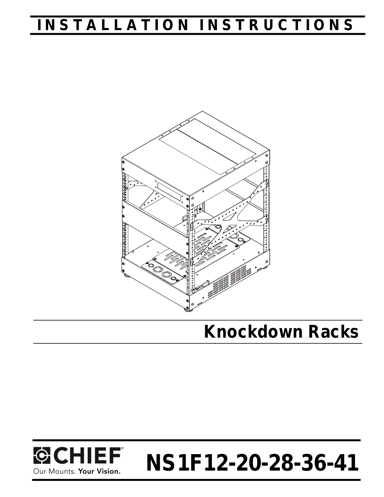 CHIEF NS1F12-20-28-36-41 User Manual