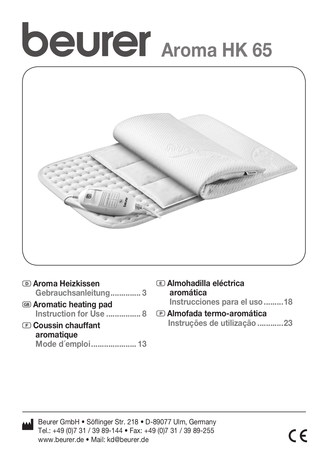 Beurer HK 65 User Manual