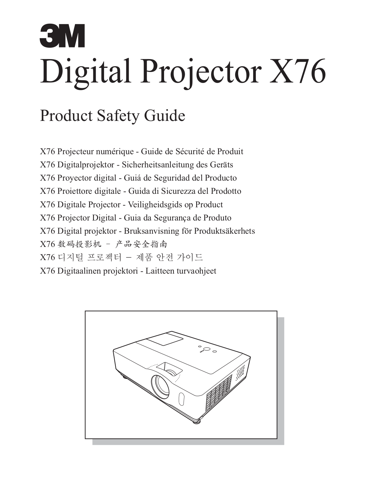 3M X76 Safety Guide