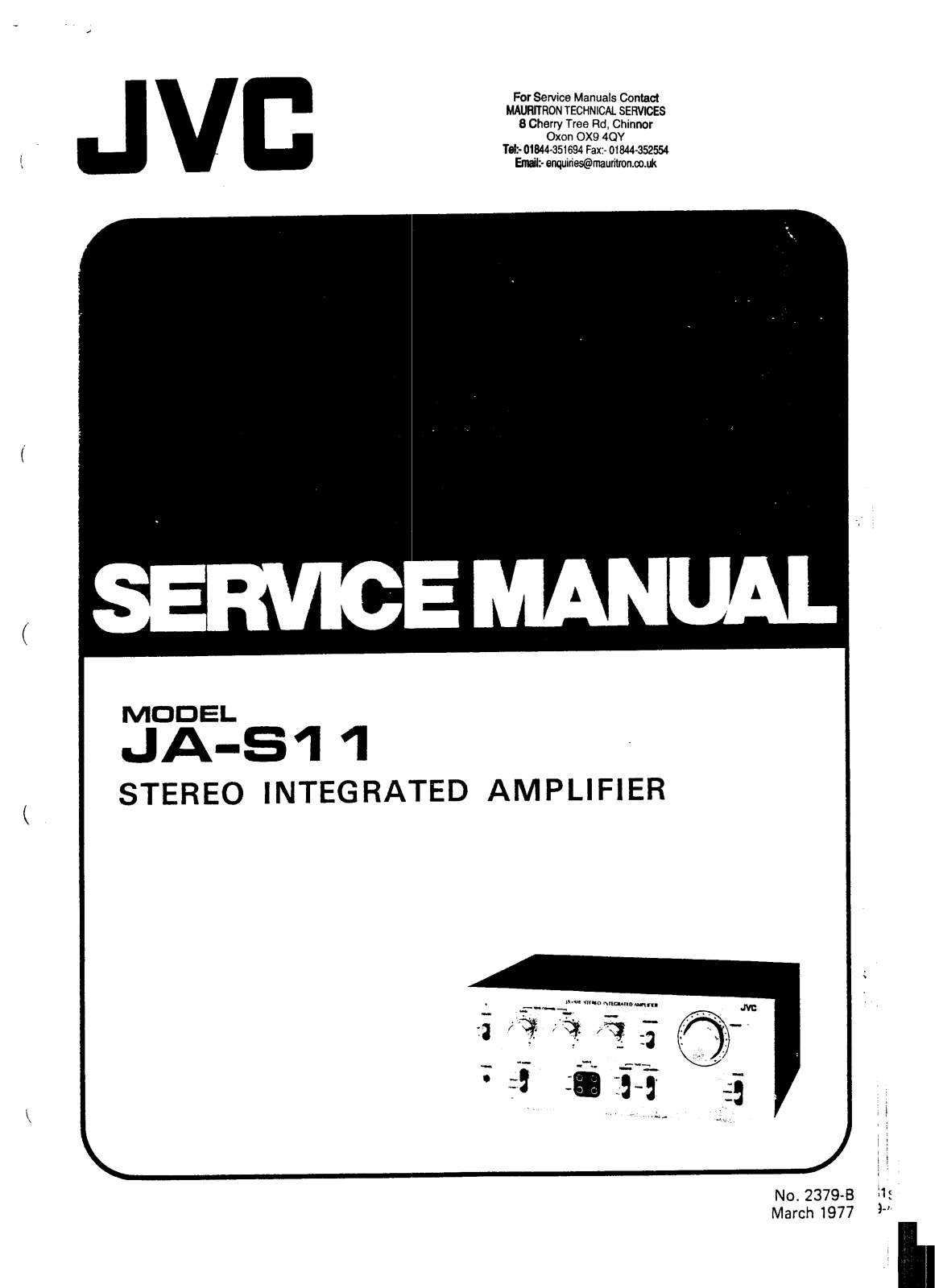 JVC JAS-11 Service manual