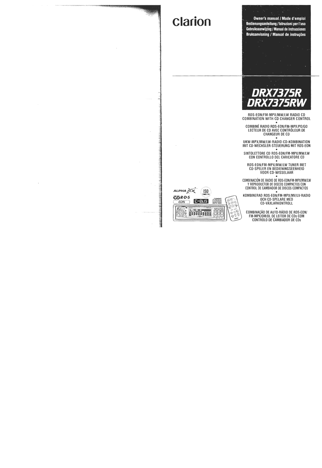 Clarion drx7375r-rw Schematic