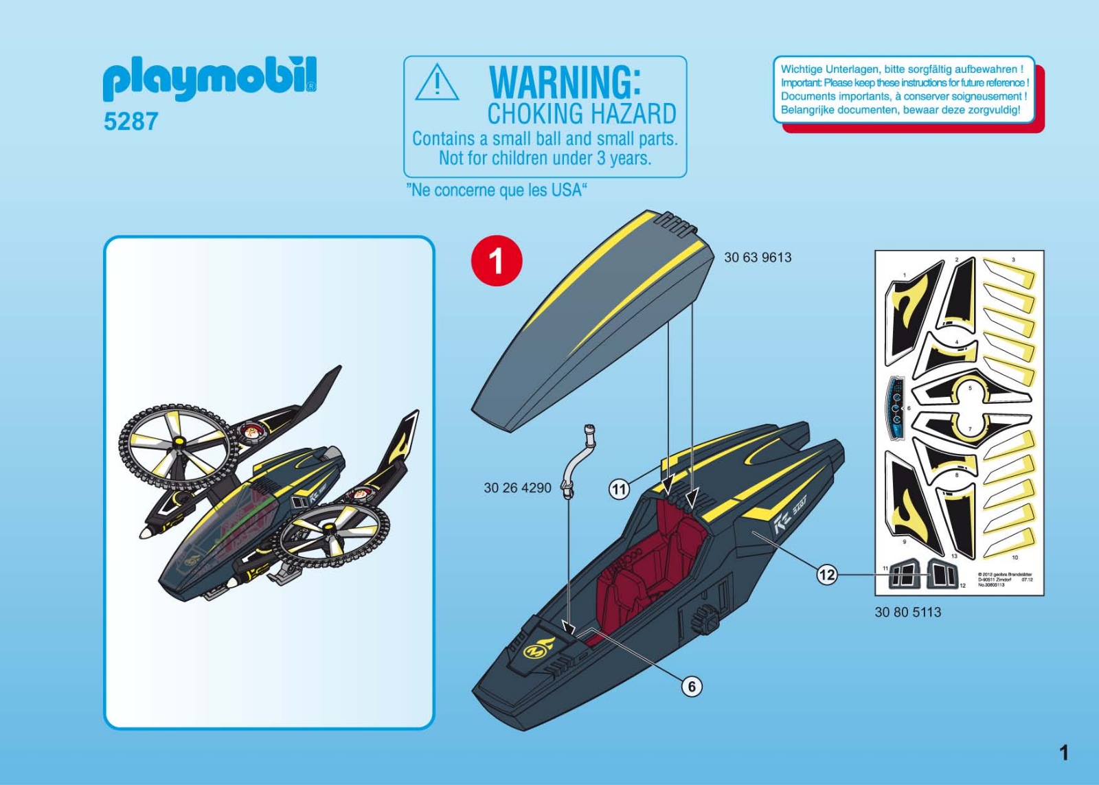 Playmobil 5287 Instructions