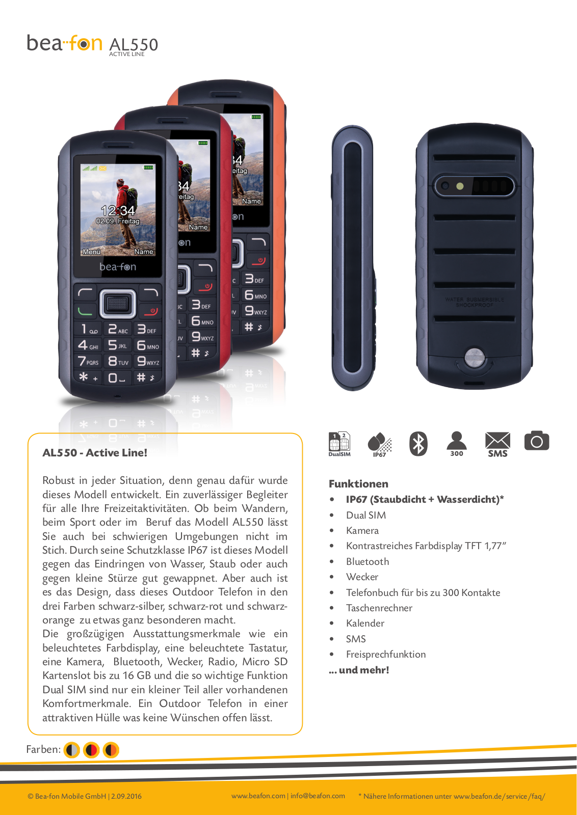 Bea-fon AL550 User Manual