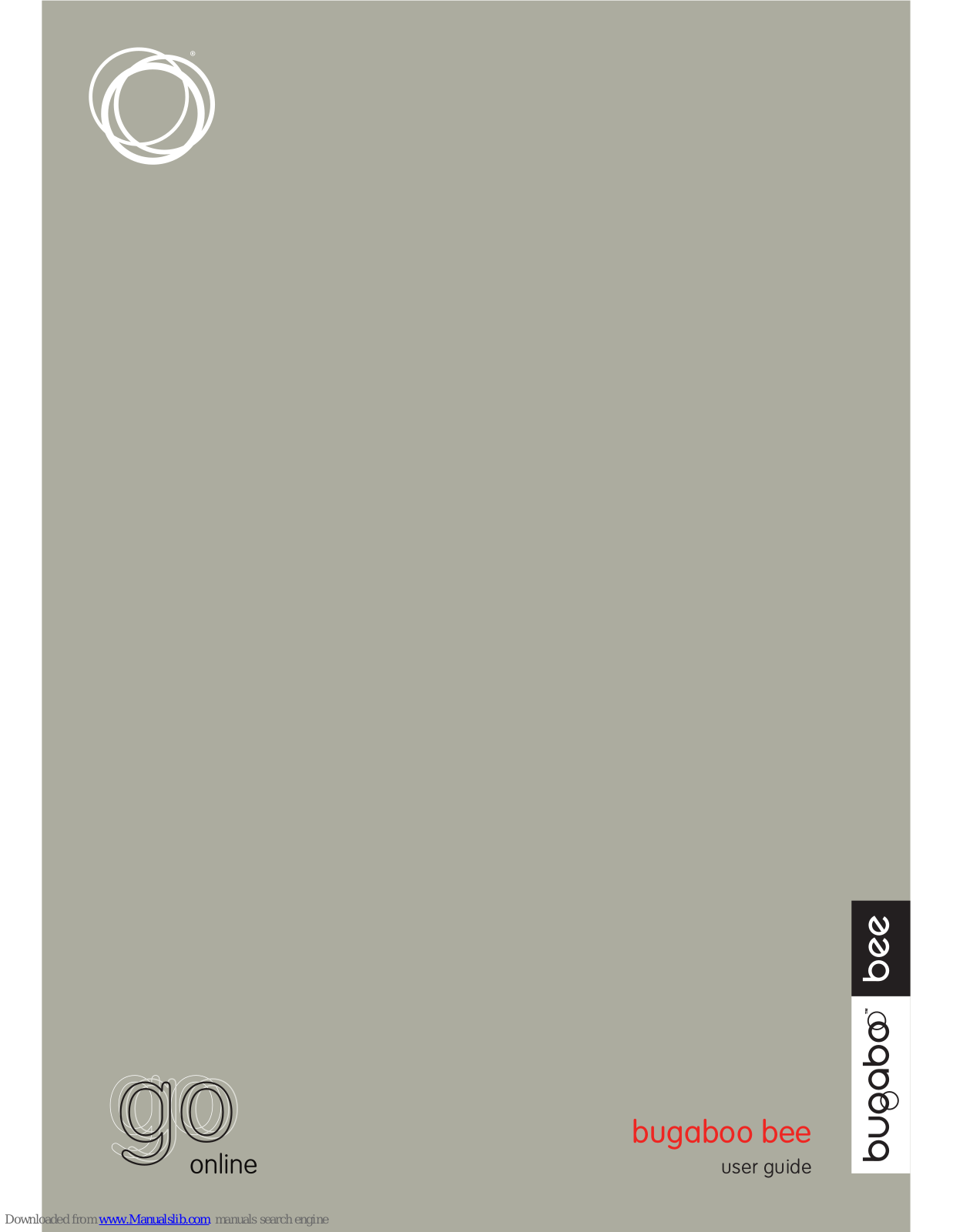 Bugaboo Baby Strollers, Bee User Manual - ManualMachine.com