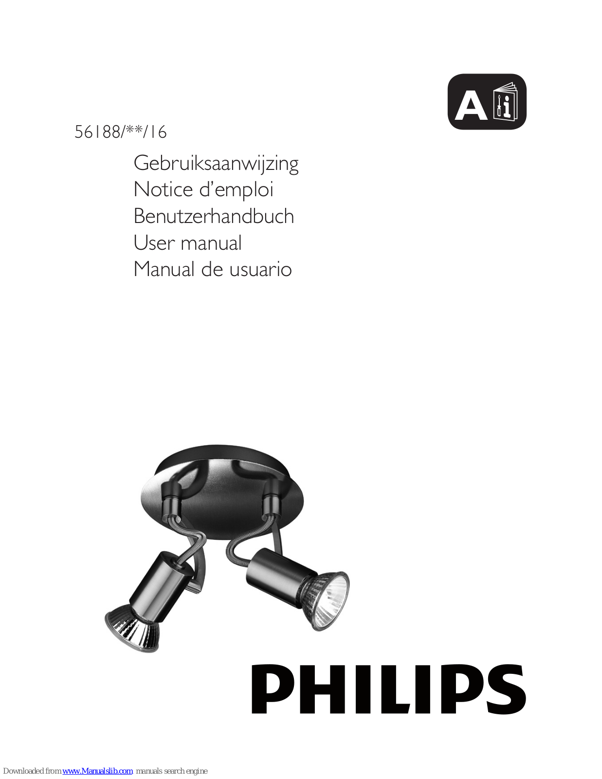 Philips 56188-17-16, 56188/**/16 User Manual