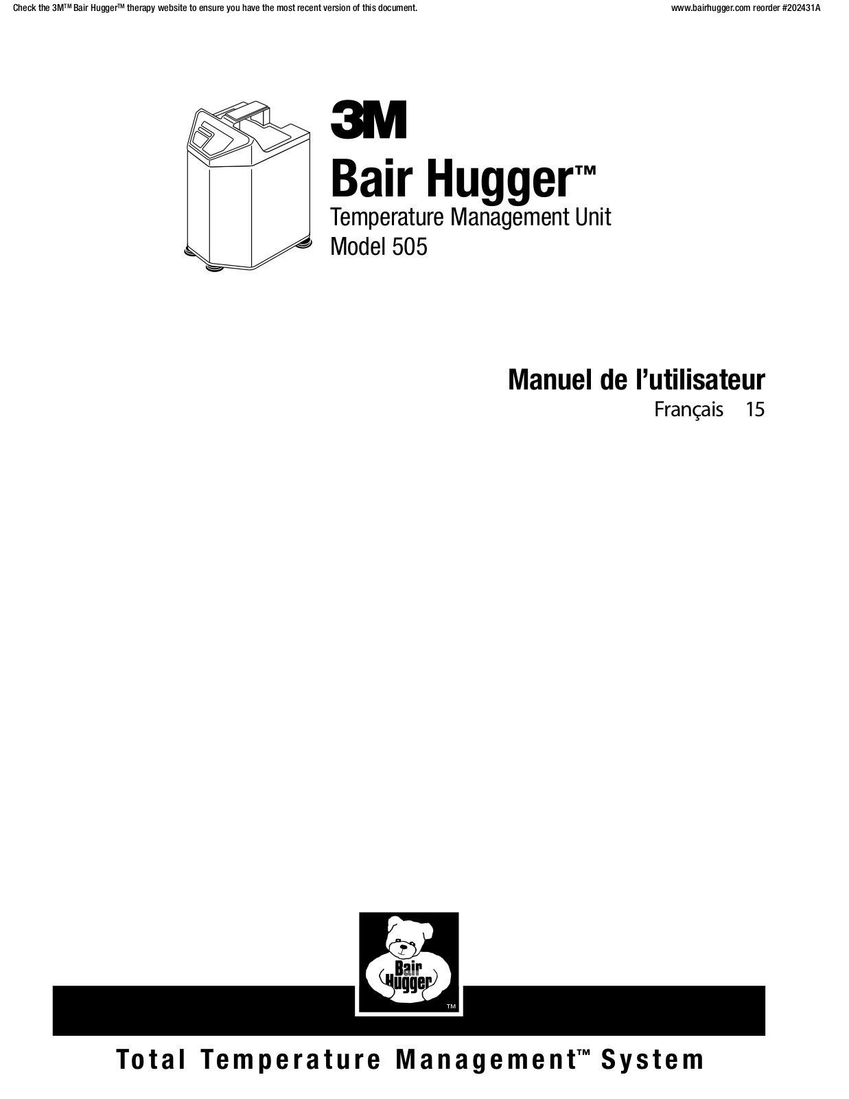 3M 505 User Manual