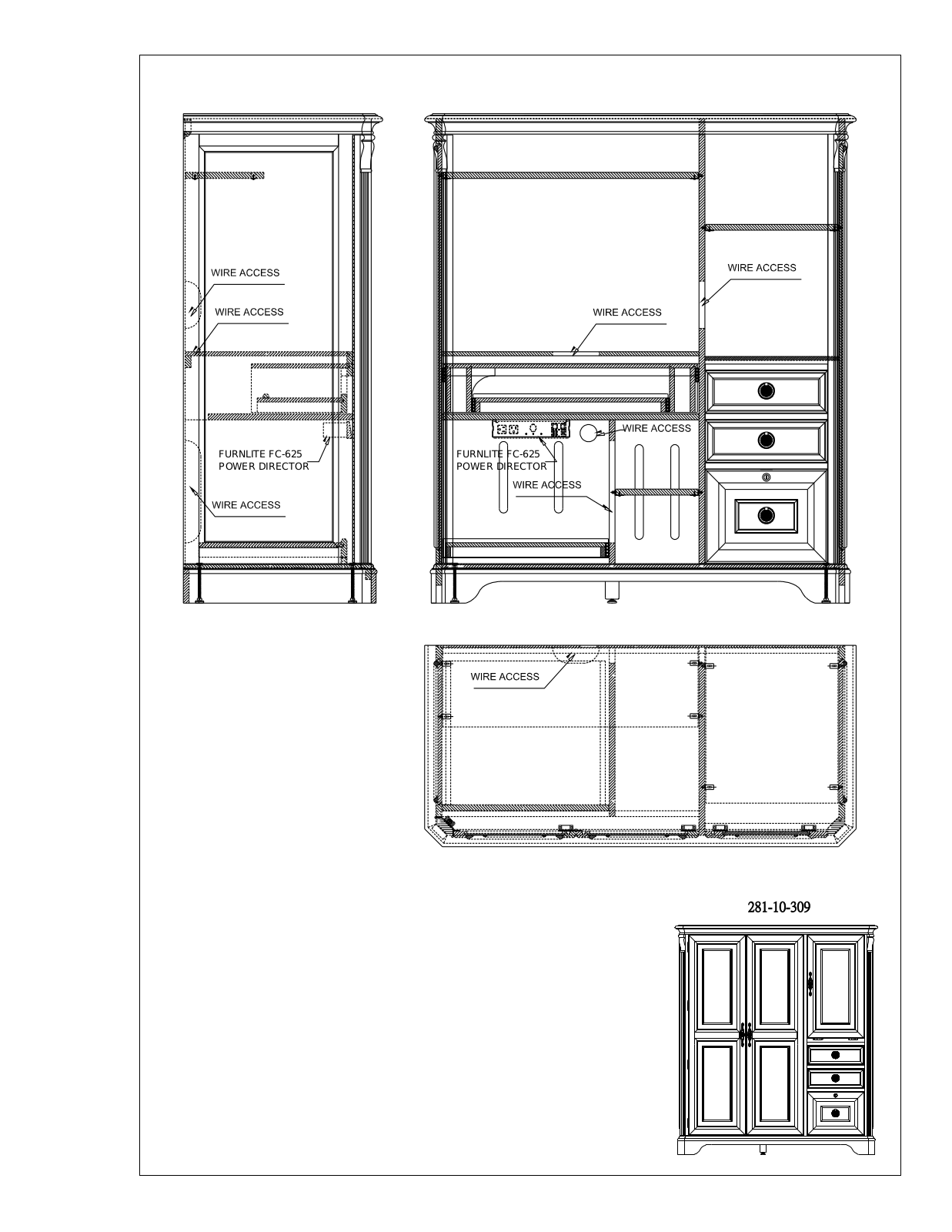 Hooker Furniture 28110309 Assembly Guide