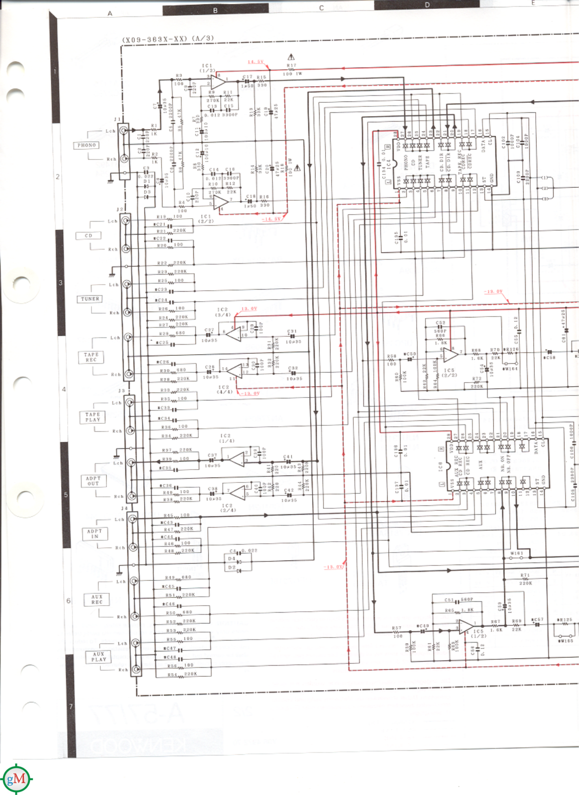 Kenwood A-57 Schematic