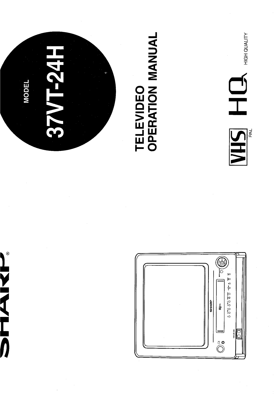 Sharp 37VT24H User Manual