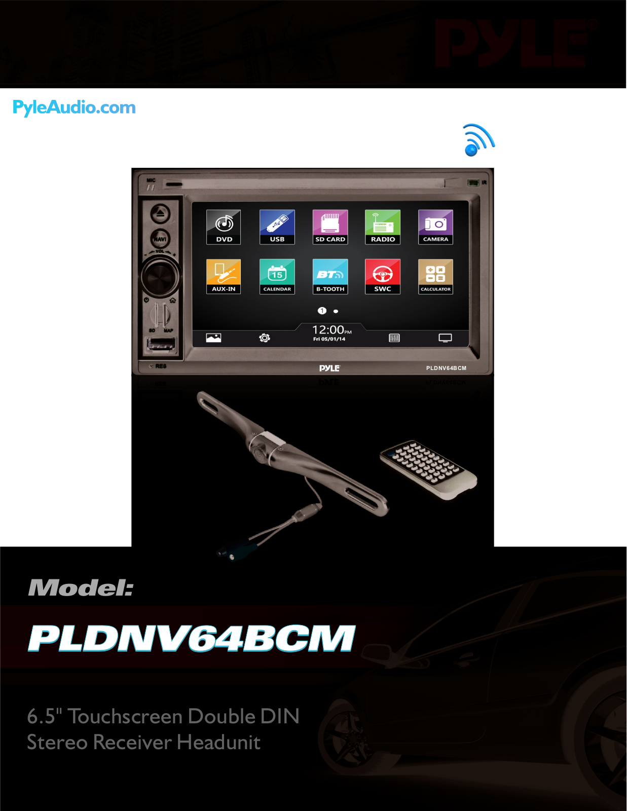 Pyle Audio PL-DNV64BCM Instruction Manual