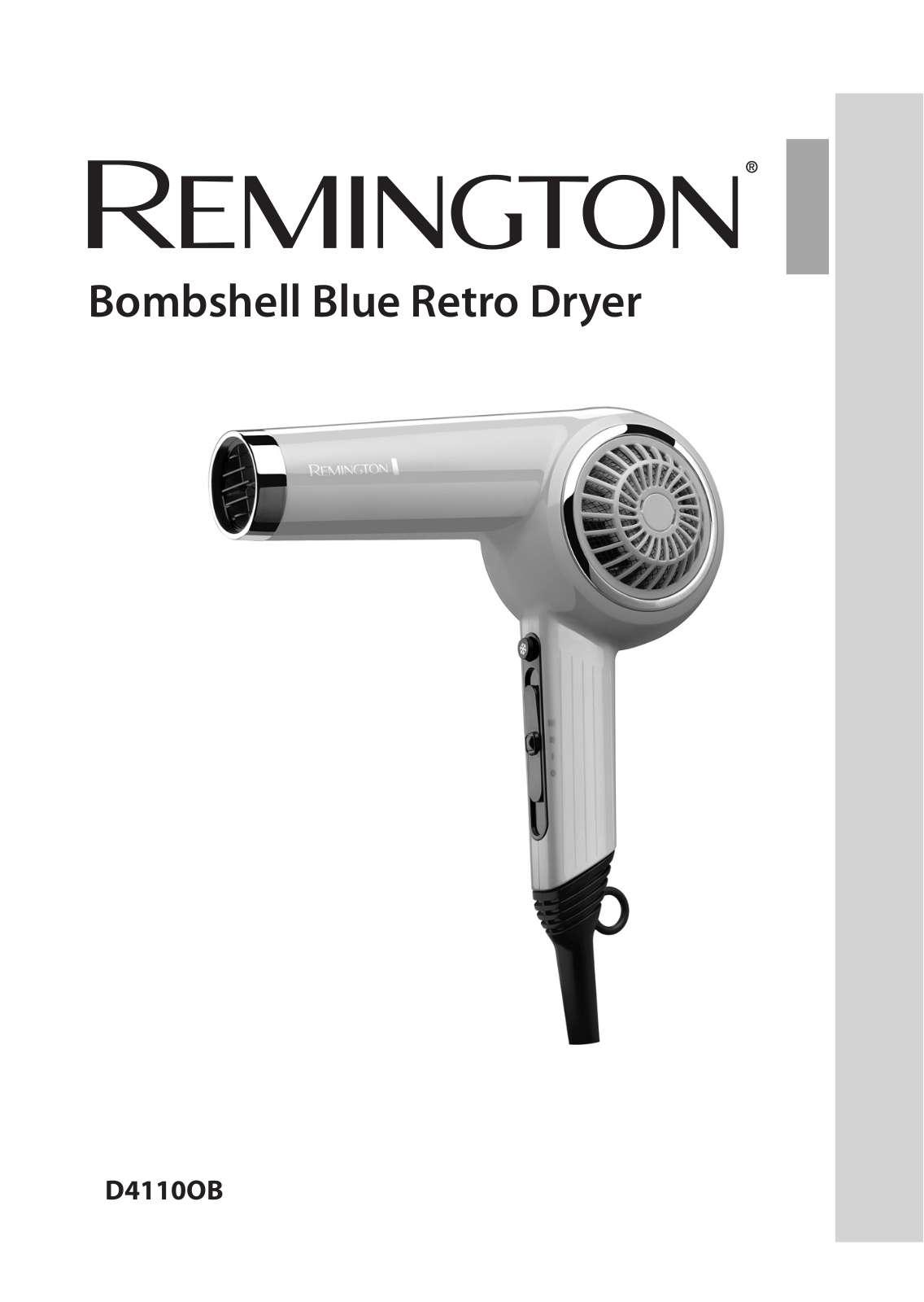 Remington D4110OB User Manual