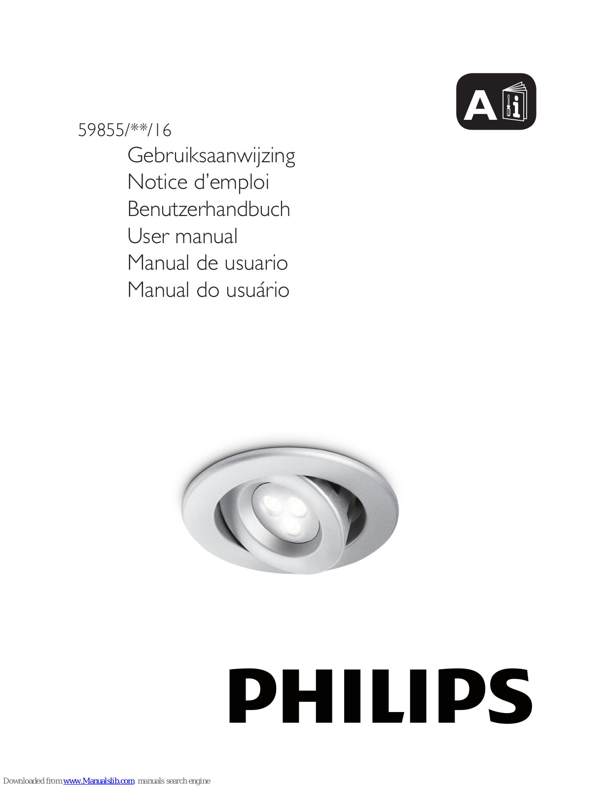 Philips 59855-31-16, 59855-48-16, 59855/**/16 User Manual - ManualMachine.com