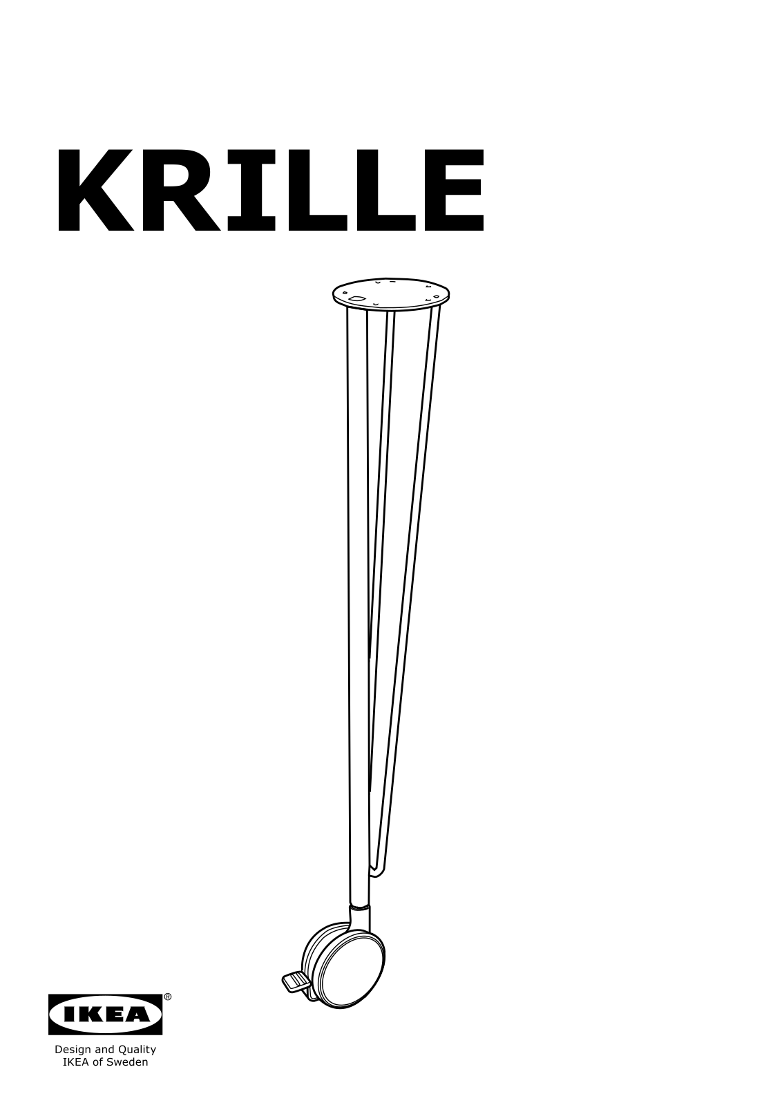 IKEA KRILLE User Manual