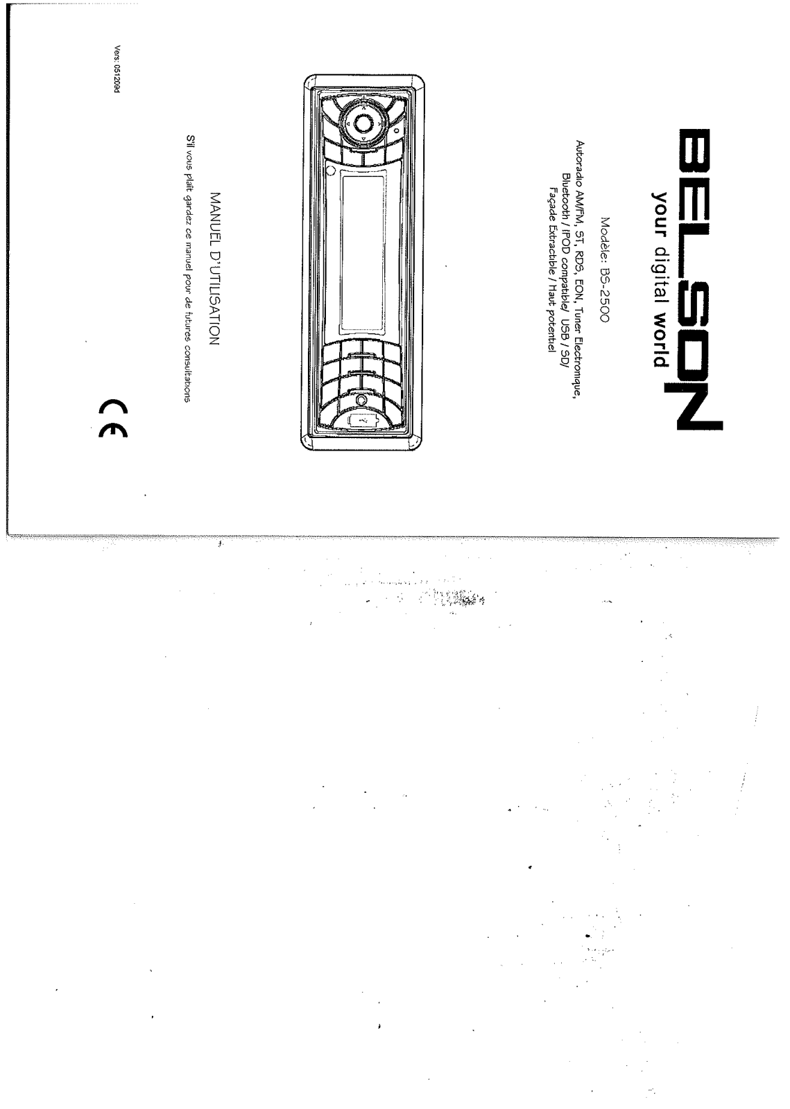 BELSON BS-2500 User Manual