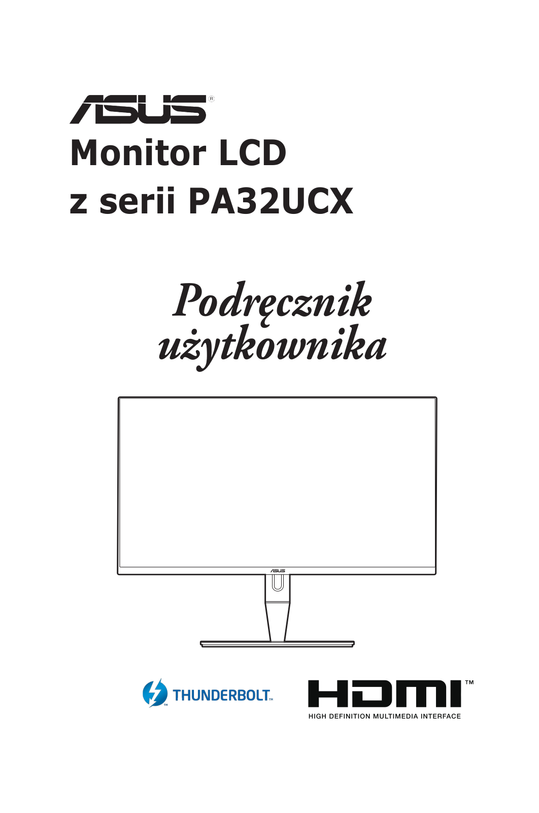 ASUS ProArt PA32UCX-K Service Manual