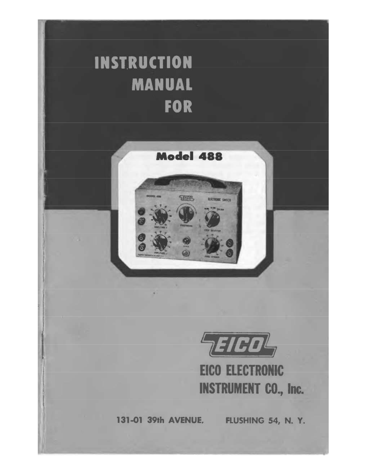 EICO 488 User Manual