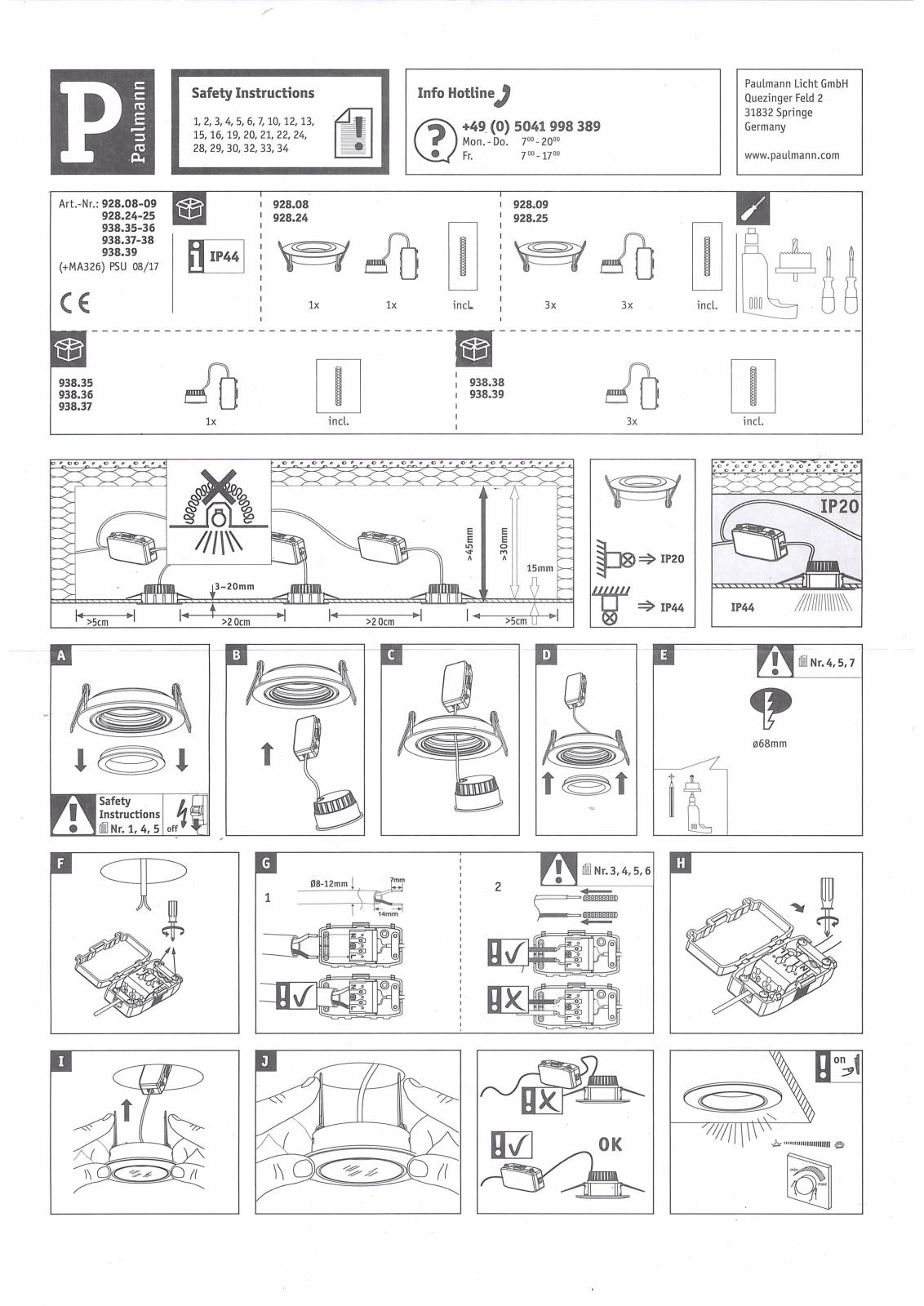 Paulmann 938.36 User Manual - ManualMachine.com