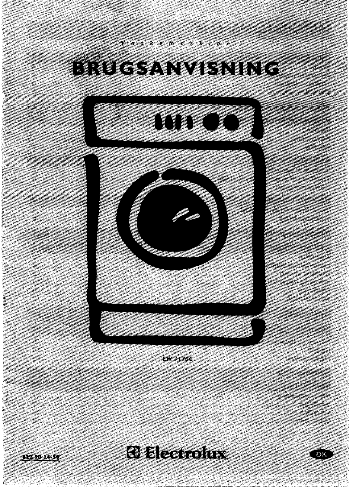 Electrolux EW1170C User Manual