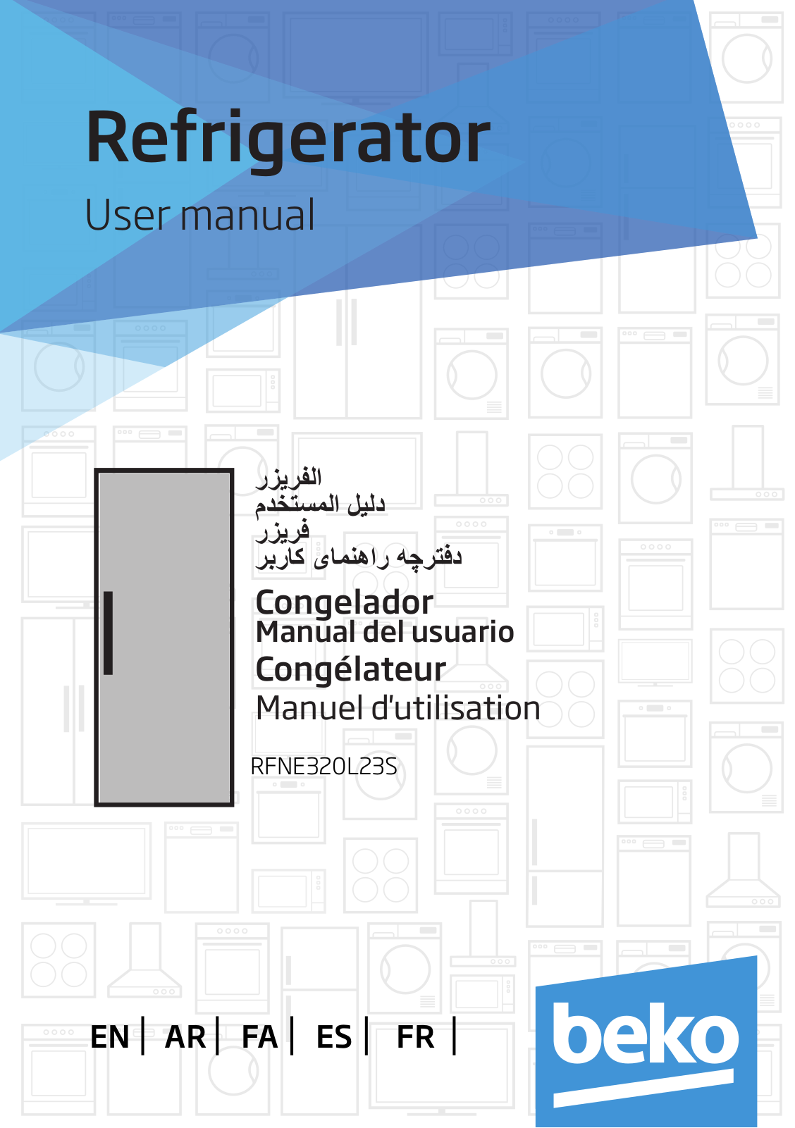 Beko RFNE320L23S User manual