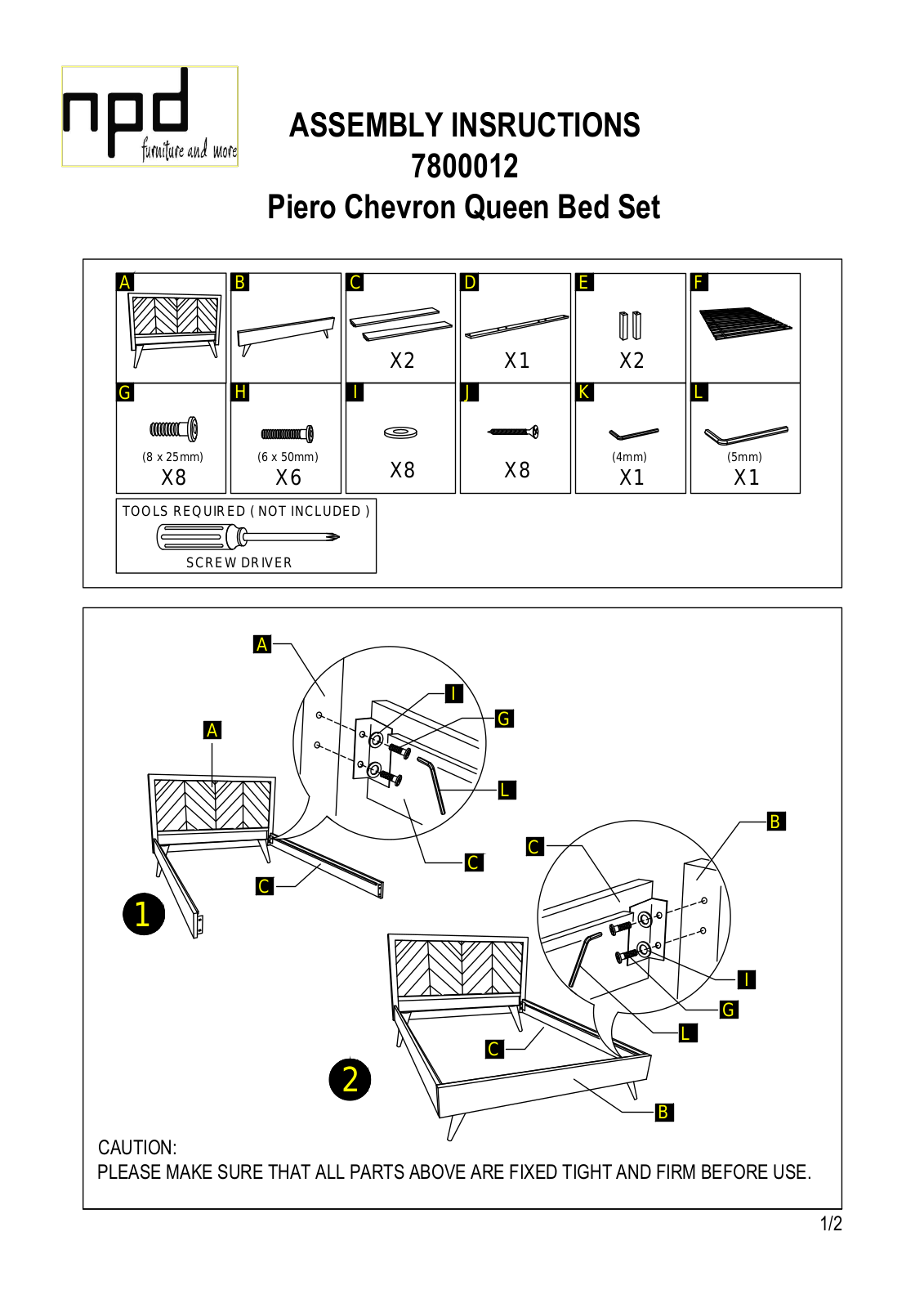 New Pacific Direct 7800012WG User Manual