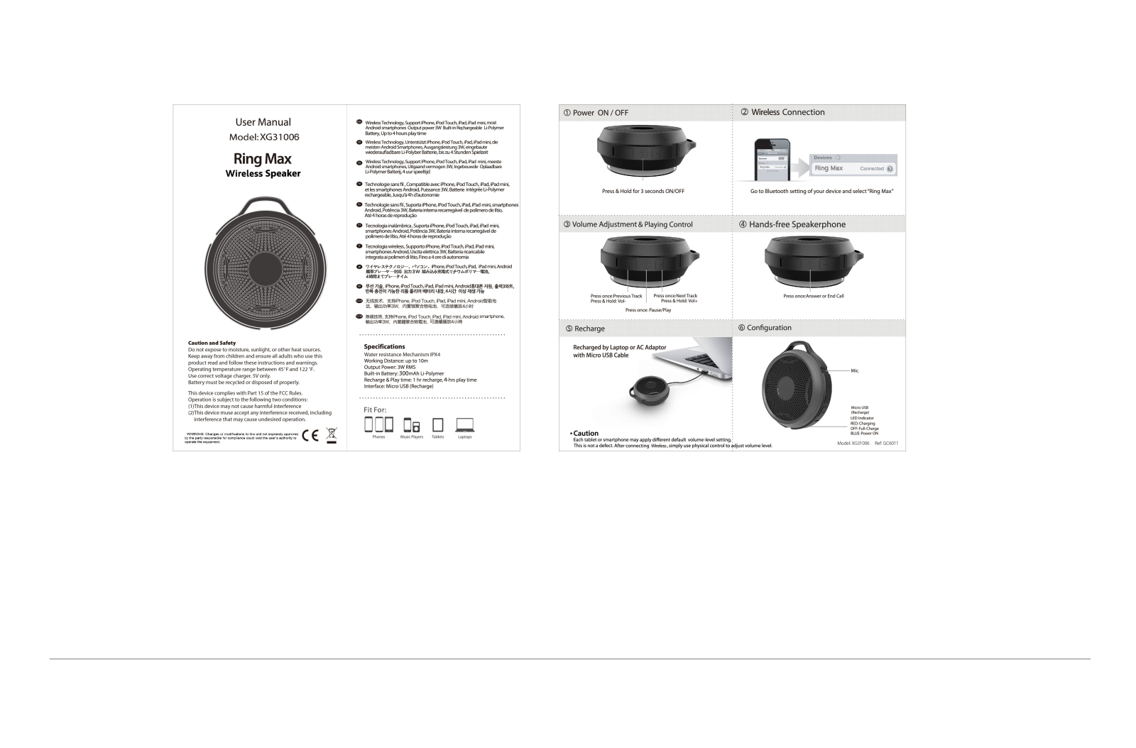 Xoopar XG31006 User Manual