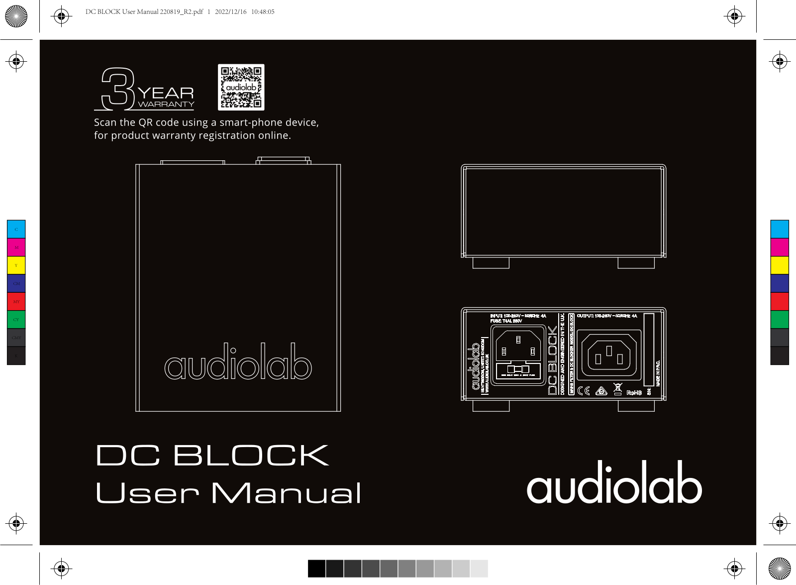 Audiolab DC BLOCK User guide - ManualMachine.com