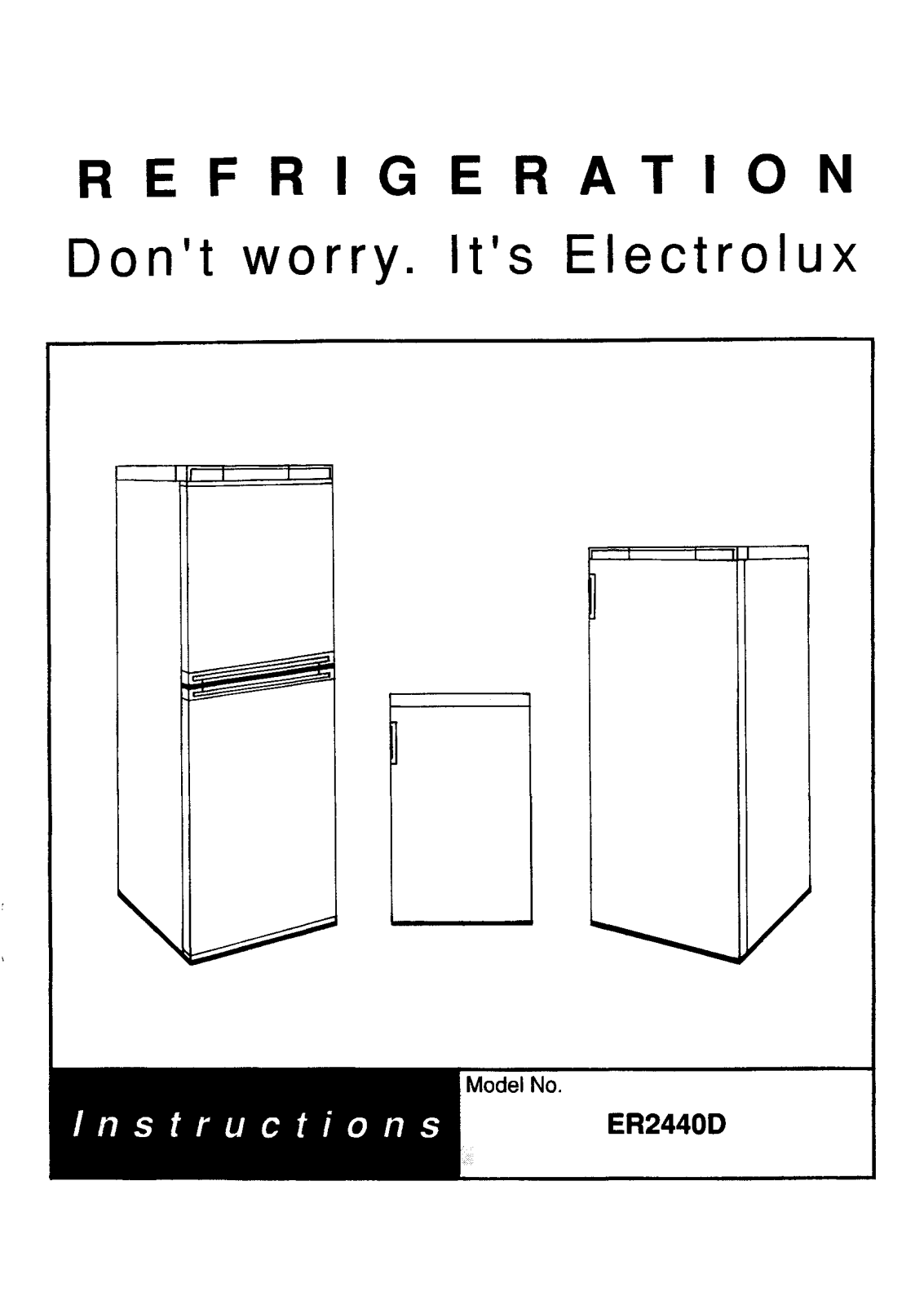 Electrolux ER2440D User Manual