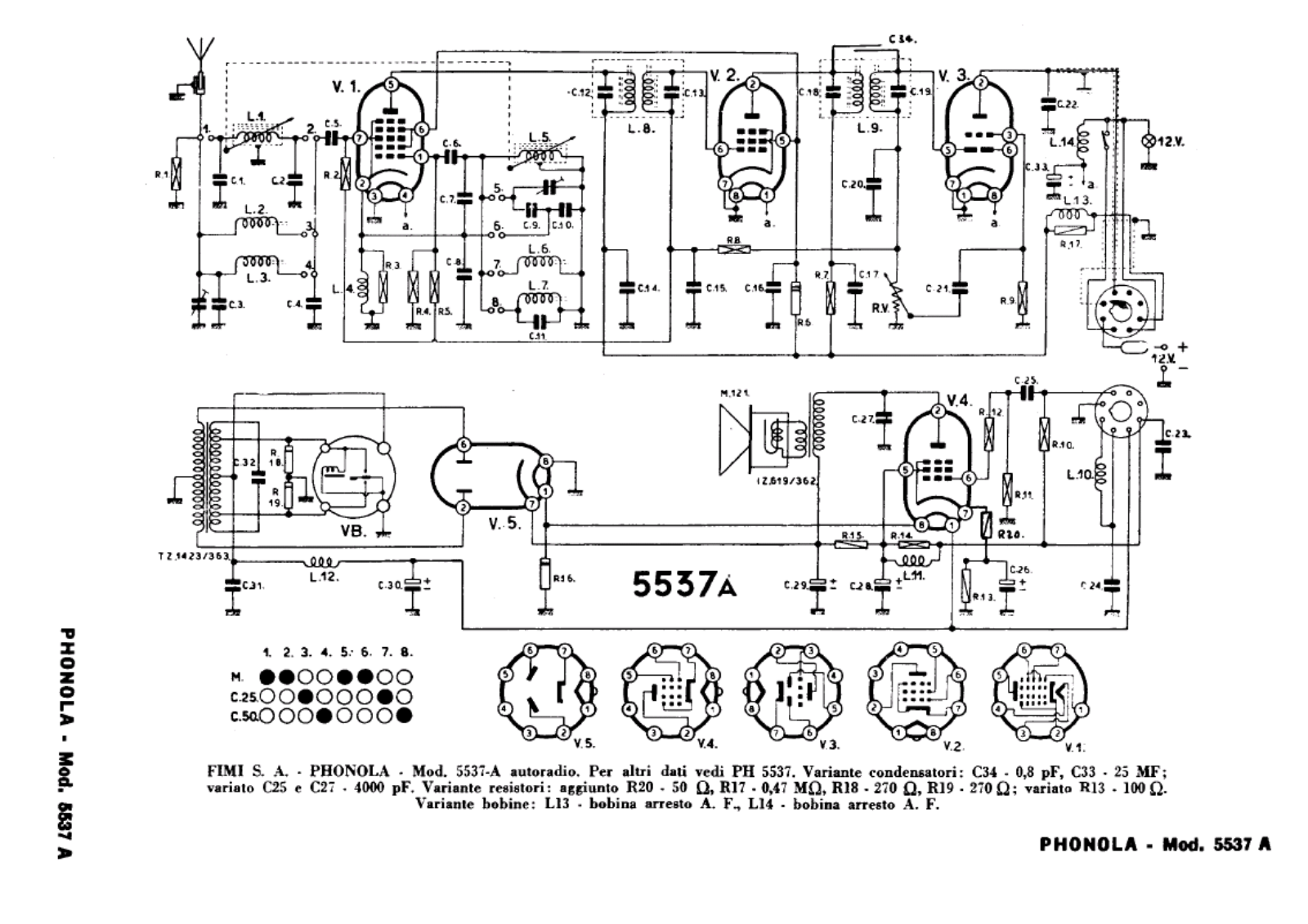 Phonola 5537a schematic - ManualMachine.com