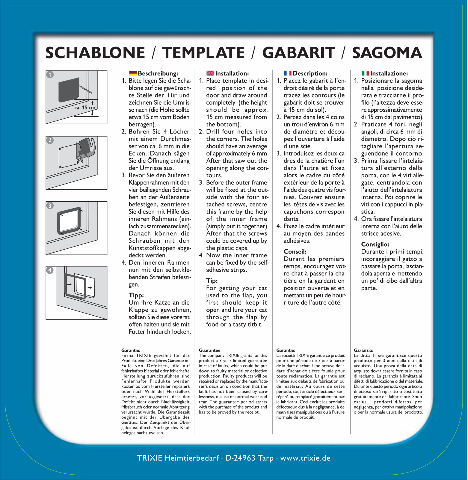 Trixie 3869, 3867 User Manual