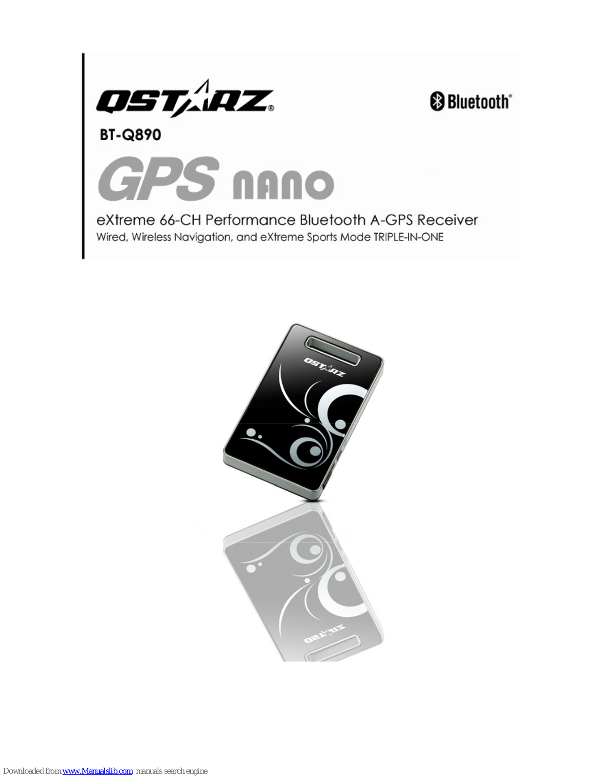 Qstarz BT-Q890 User Manual